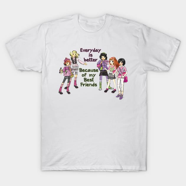 Best Friends T-Shirt by TNMGRAPHICS